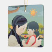 Fête de la mère et de l'enfant | Ornement (Gauche)