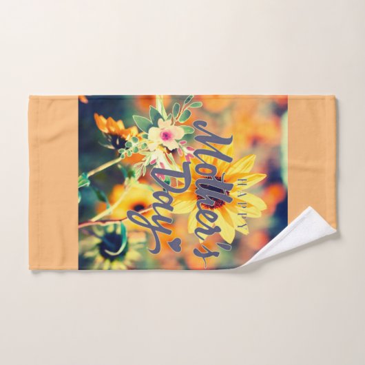 fête de la mère heureuse (Serviette à main)