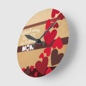 Fête de la mère Horloge ronde (Angle)