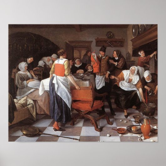 Fête de la naissance par Steen - Poster (Devant)