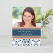 Fête de la photographie Invitation Carte Blue Dama (Debout devant)