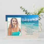 Fête de la plage de Grad Beach Invitation photo (Debout devant)