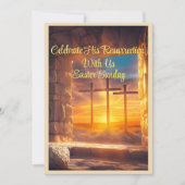 Fête de la résurrection de Pâques Invitation (Devant)