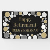 Fête de la retraite ! Bannière de retraite personn (Horizontal)