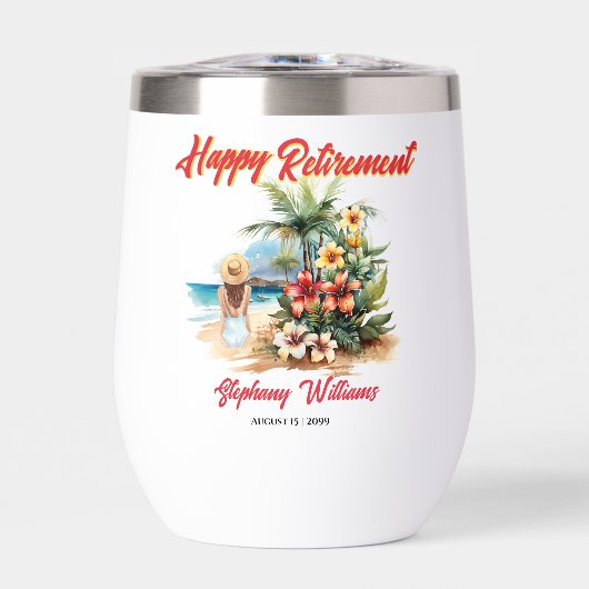 Fête de la retraite des femmes Beach Aloha Femme (Avant)