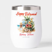 Fête de la retraite des femmes Beach Aloha Femme (Arrière)