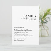 Fête de la Réunion familiale, Invitation de la réu (Debout devant)