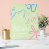 Fête de la révélation de genre verte (Mariage)