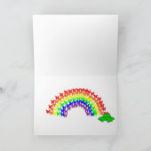 Fête de la Saint Patrick ! Carte de grenouille (Intérieur)