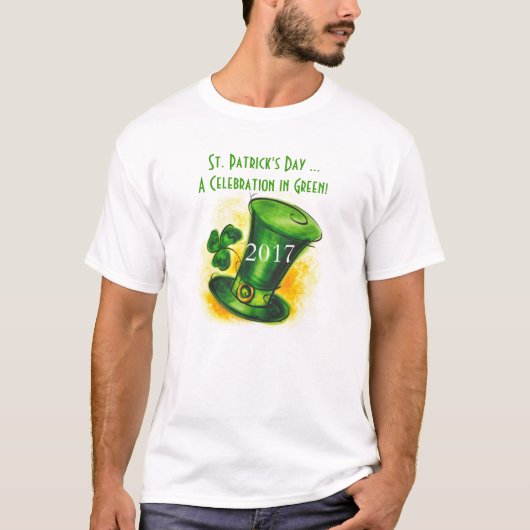 Fête de la Saint Patrick ...Célébration en T-shirt (Devant)