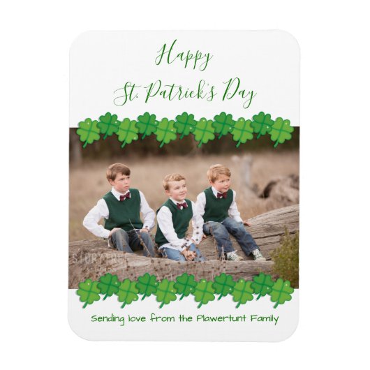 Fête de la Saint-Patrick | Magnet photo (Vertical)