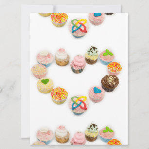 fête de la Saint Valentin cupcakes invitations mar