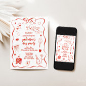 Fête de la Saint-Valentin Invitation de la Saint-V