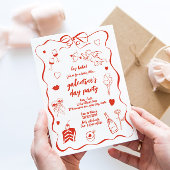 Fête de la Saint-Valentin Invitation de la Saint-V