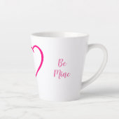 Fête de la Saint Valentin Latte Mug (Droite)