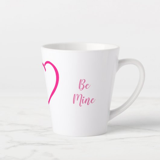Fête de la Saint Valentin Latte Mug (Droite)