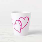 Fête de la Saint Valentin Latte Mug (Devant)
