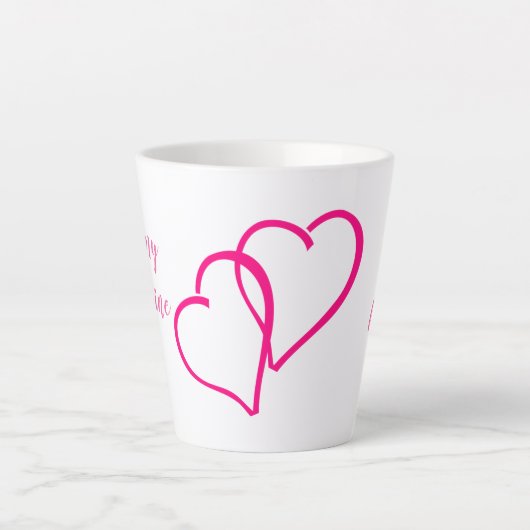 Fête de la Saint Valentin Latte Mug (Devant)