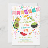 Fête de la Sainte Guacamole Invitation d'anniversa (Devant)