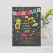 Fête de la Sainte Guacamole Invitation d'anniversa (Debout devant)