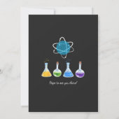 Fête de la science Mad Anniversaire Invitation gar (Dos)