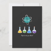 Fête de la science Mad Anniversaire Invitation Gir (Dos)