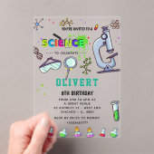 Fête de la science Mad Invitation d'anniversaire (In situ (ordinateur de poche))