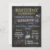 Fête de la science Mad Invitation d'anniversaire (Devant)