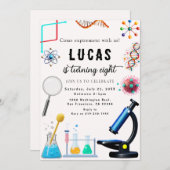 Fête de la science MAD Invitation d'anniversaire (Devant / Derrière)