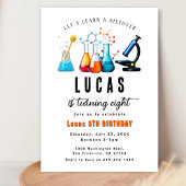 Fête de la science Mad Invitation d'anniversaire