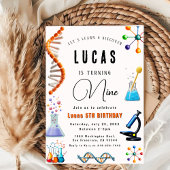 Fête de la science Mad Invitation d'anniversaire