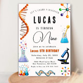 Fête de la science Mad Invitation d'anniversaire