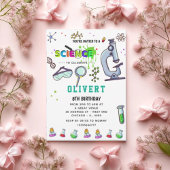 Fête de la science Mad Invitation d'anniversaire