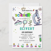 Fête de la science Mad Invitation d'anniversaire (Devant)