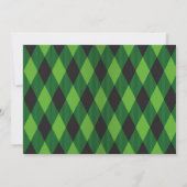 Fête de la St Patrick Invitation avec photo (Dos)