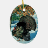 Fête de la Turquie sauvage Décorations de Noël (Dos)