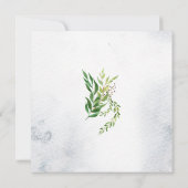 Fête de la verdure de la vie Invitation funéraire (Dos)