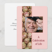 Fête de la vie Invitation (Devant / Derrière)