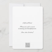 Fête de la vie Invitation (Dos)