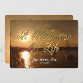 Fête de la vie Invitation (Devant / Derrière)