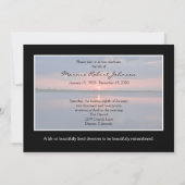 Fête de la vie Invitation (Dos)