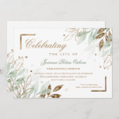 Fête de la vie Invitation (Devant / Derrière)