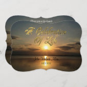 Fête de la vie Invitation (Devant / Derrière)