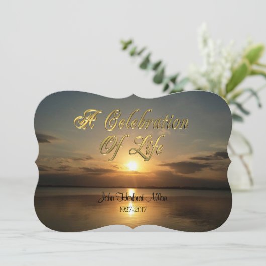 Fête de la vie Invitation (Debout devant)