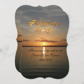 Fête de la vie Invitation (Devant / Derrière)