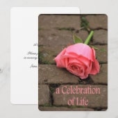 Fête de la vie Invitation (Devant / Derrière)