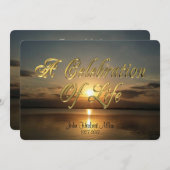 Fête de la vie Invitation (Devant / Derrière)