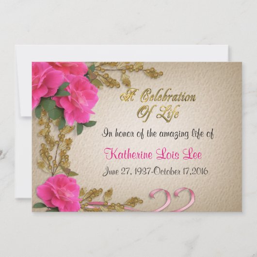 Fête de la vie Invitation (Devant)