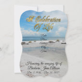 Fête de la vie invitation Beach (Devant)