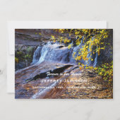 Fête de la vie Invitation chute d'automne (Devant)